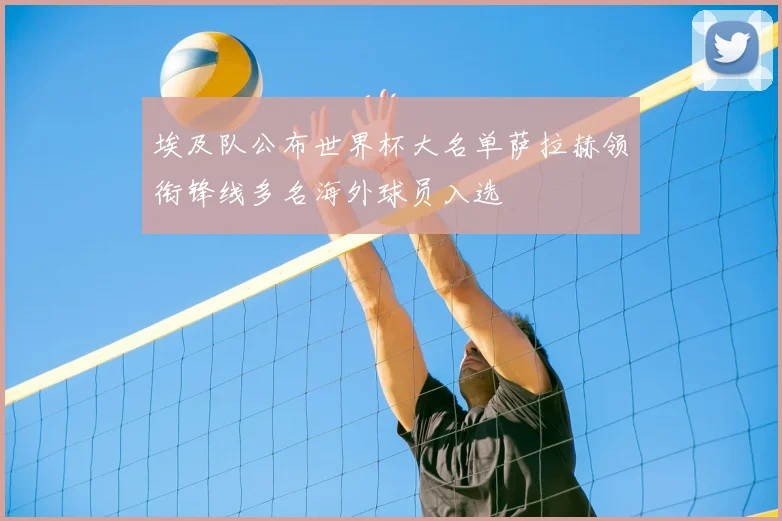 埃及队公布世界杯大名单萨拉赫领衔锋线多名海外球员入选